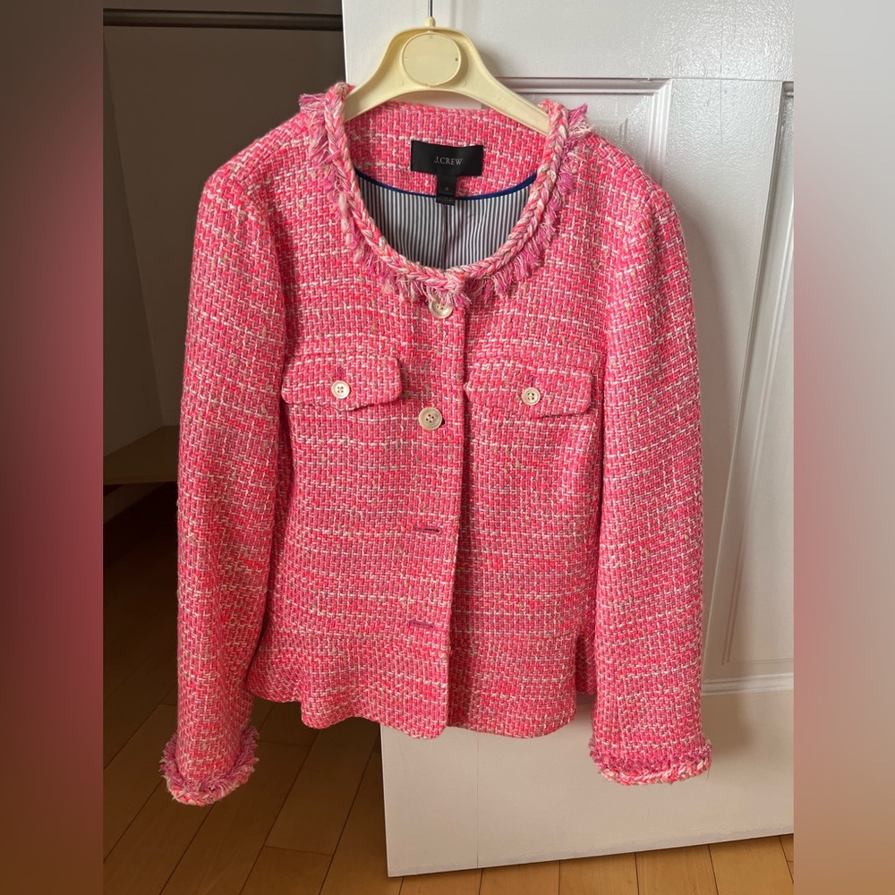 J Crew tweed jacket. New with tags.